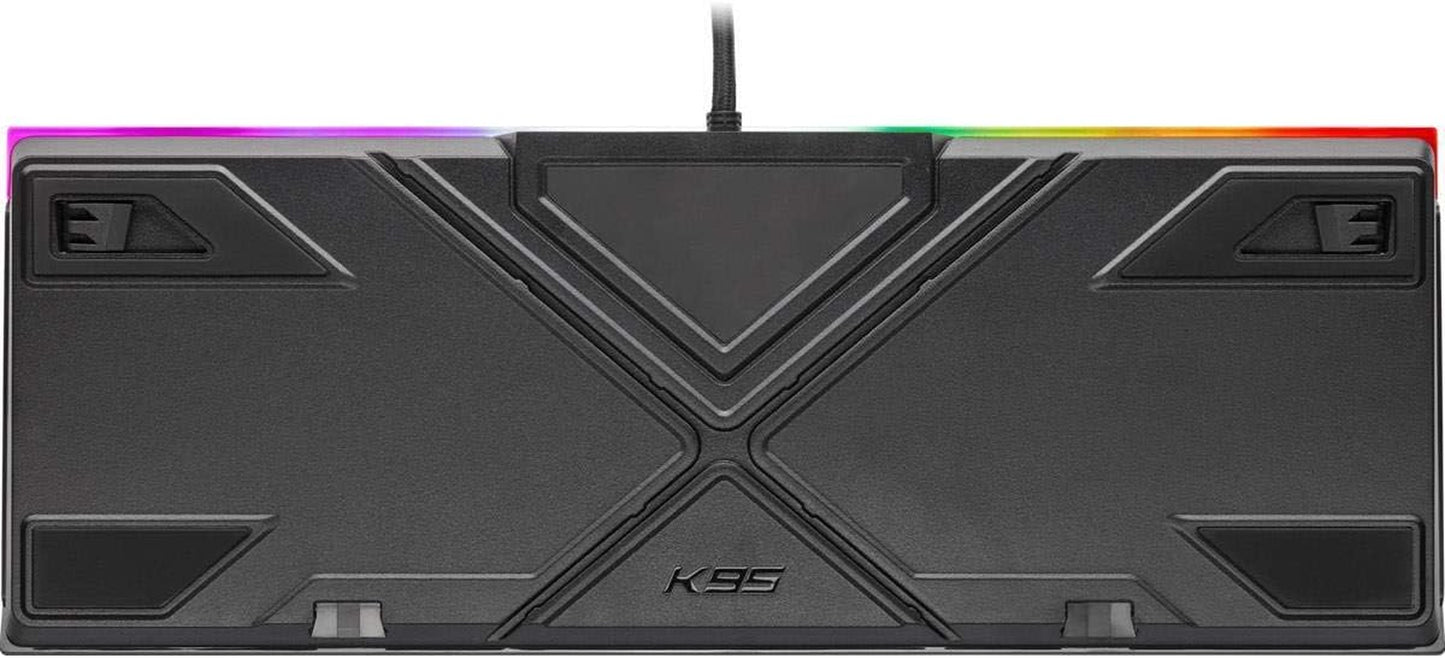 K95 RGB Platinum XT Mechanical Gaming Keyboard, Backlit RGB LED, Cherry MX RGB Brown, Black